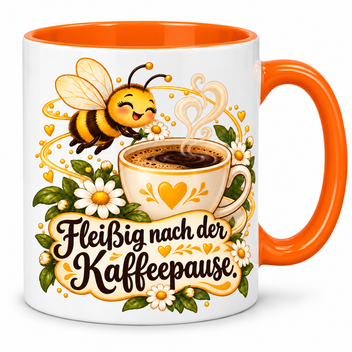 Bienen-Tasse – orange