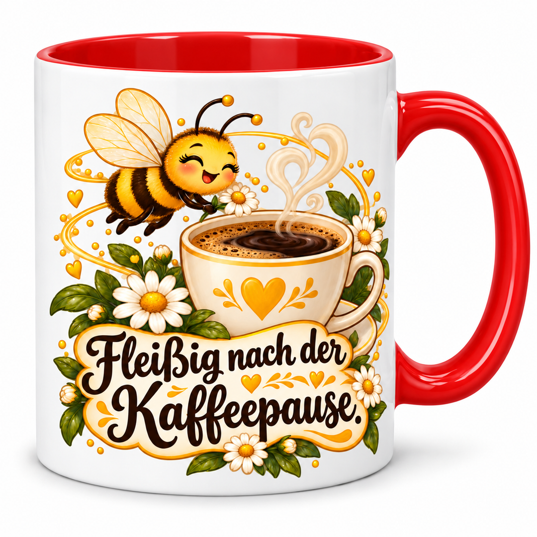 Bienen-Tasse – rot