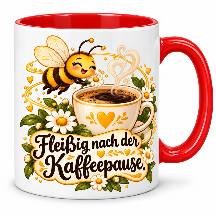 Bienen-Tasse – rot