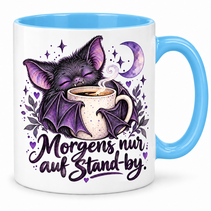 Fledermaus-Tasse – blau