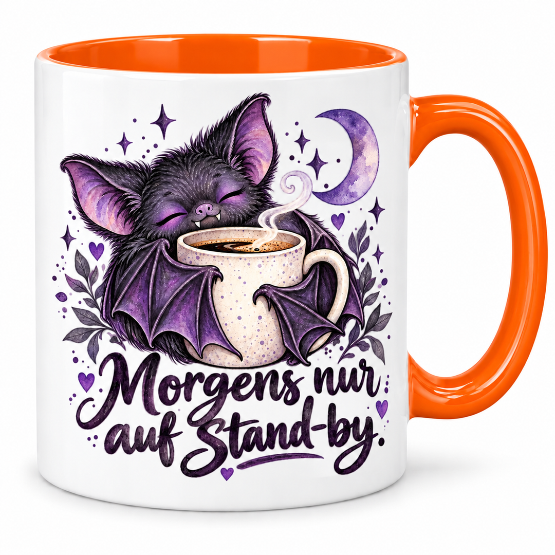 Fledermaus-Tasse – orange