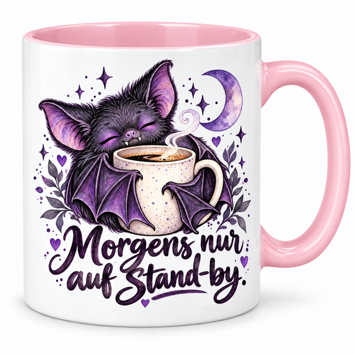 Fledermaus-Tasse – rosa