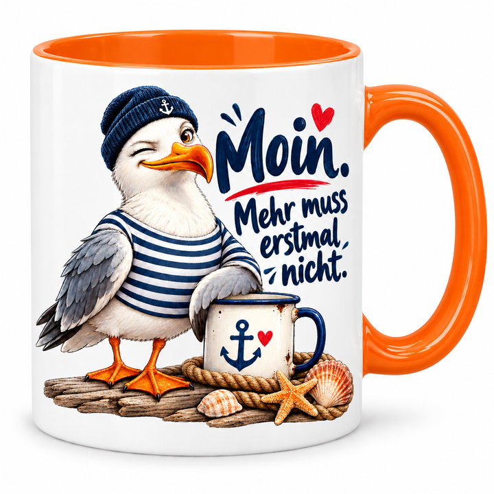 Möwen-Tasse Orange