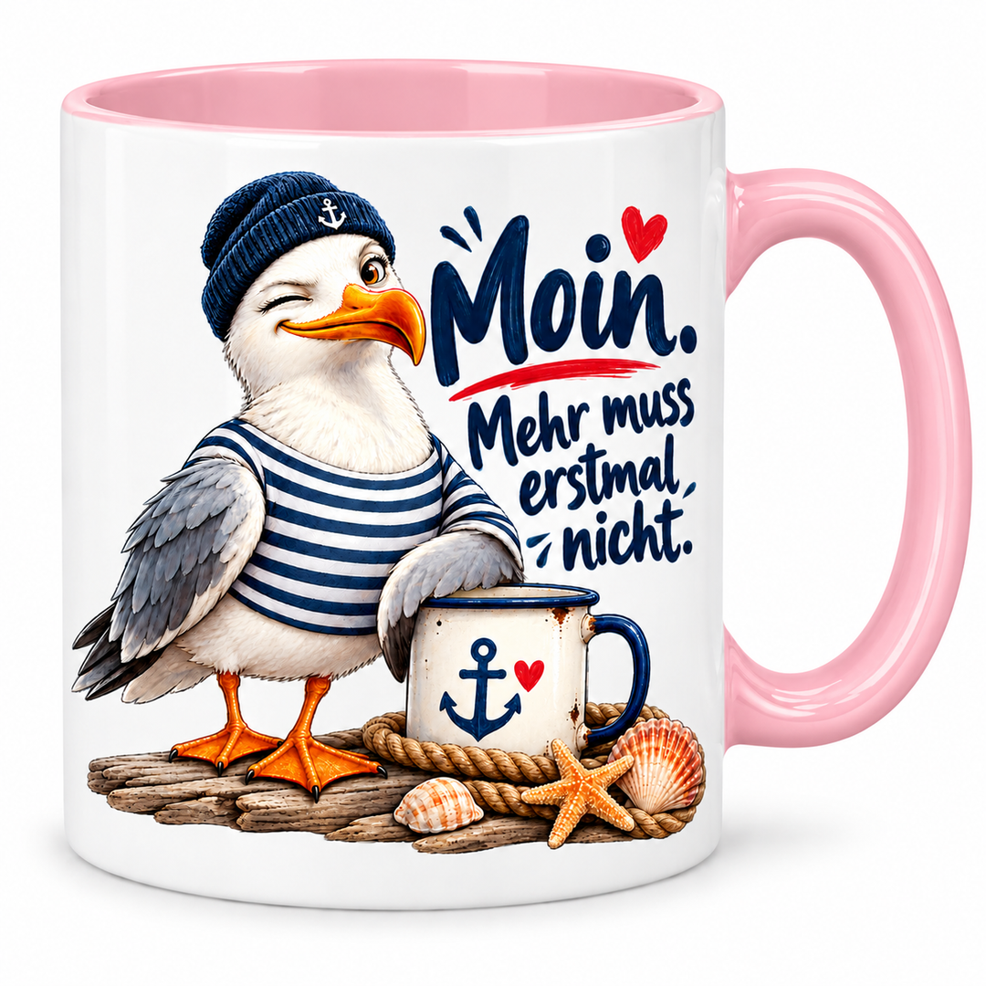Möwen-Tasse Rosa