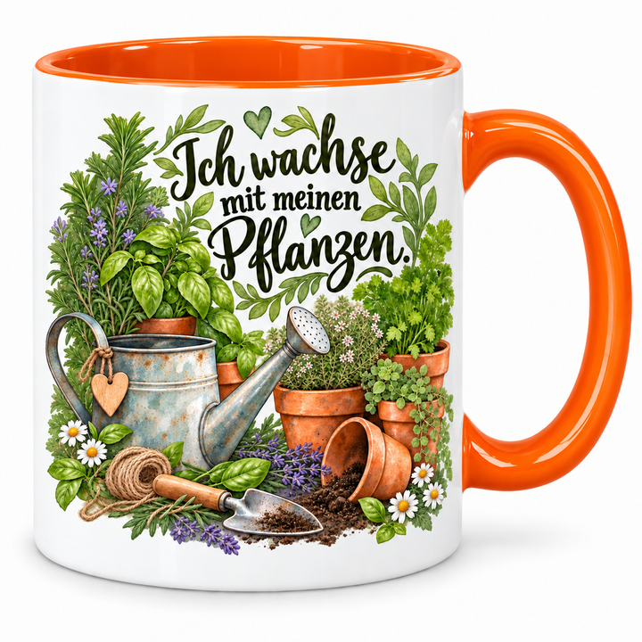 Gartentasse Orange