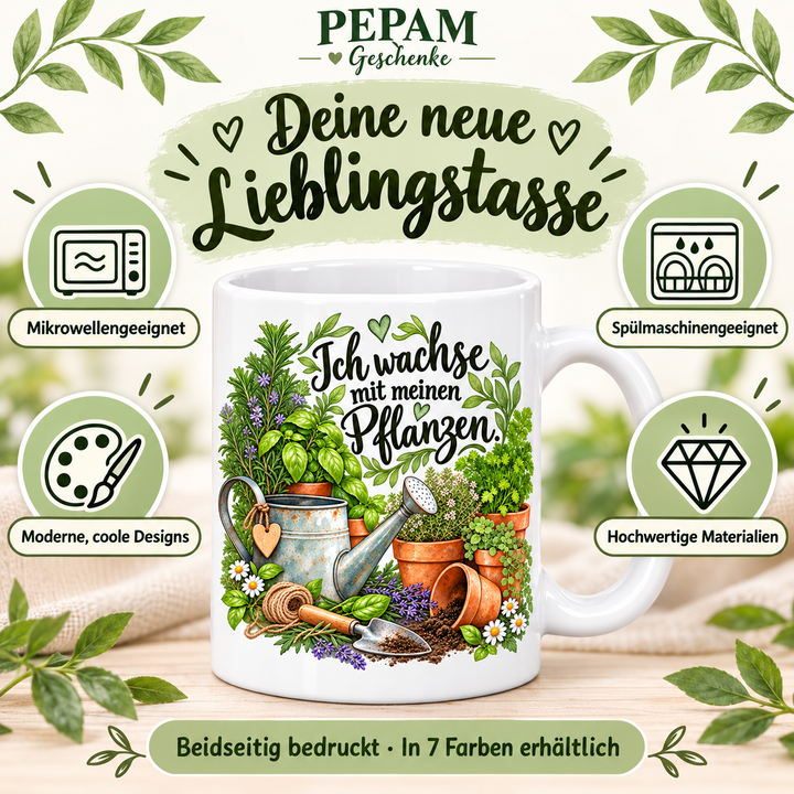 Gartentasse Vorteile und Pflege