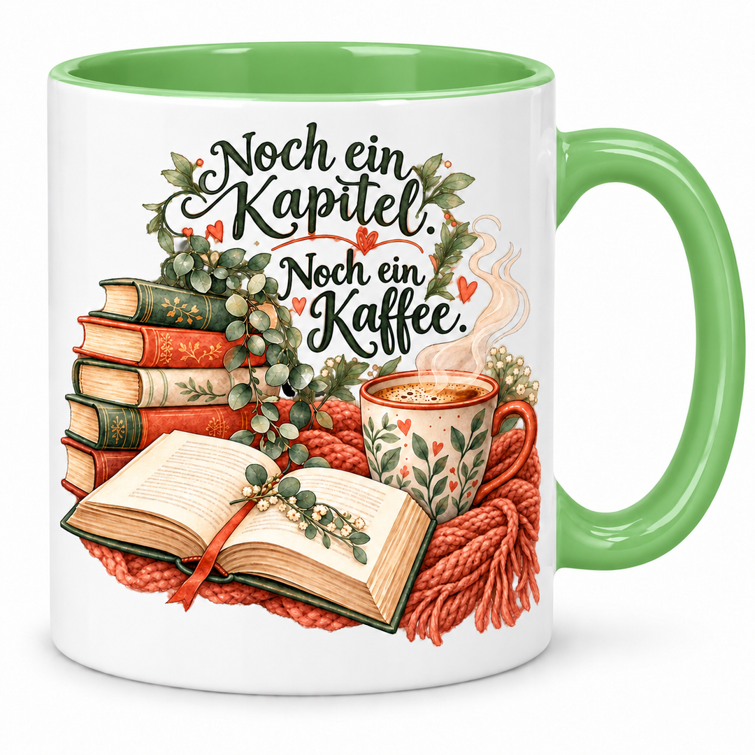 PEP-0024 Bücher-Tasse gruen