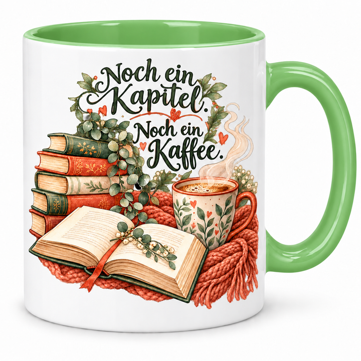 PEP-0024 Bücher-Tasse gruen