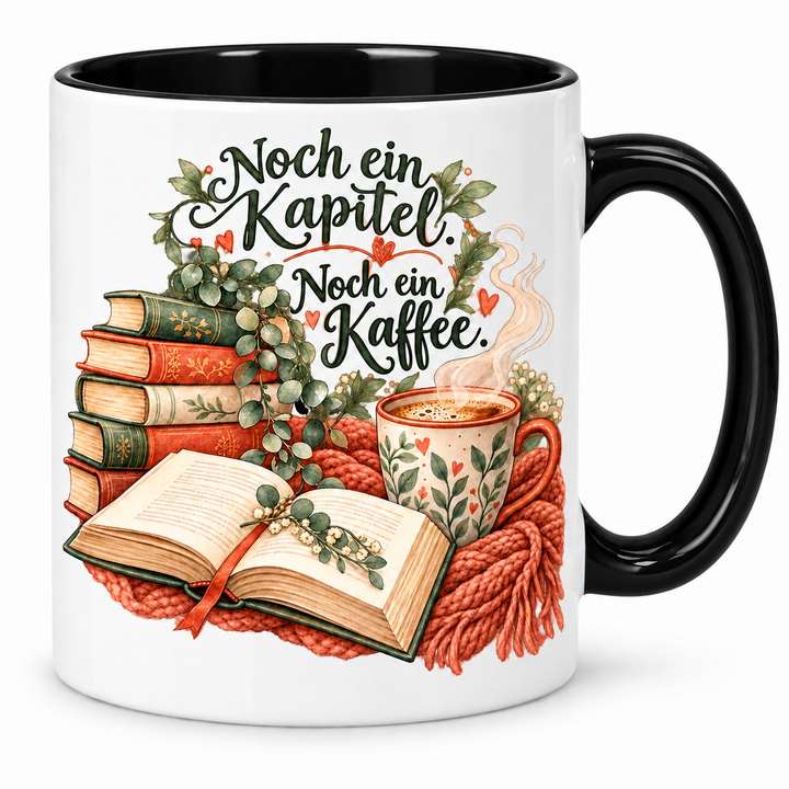 PEP-0024 Bücher-Tasse schwarz
