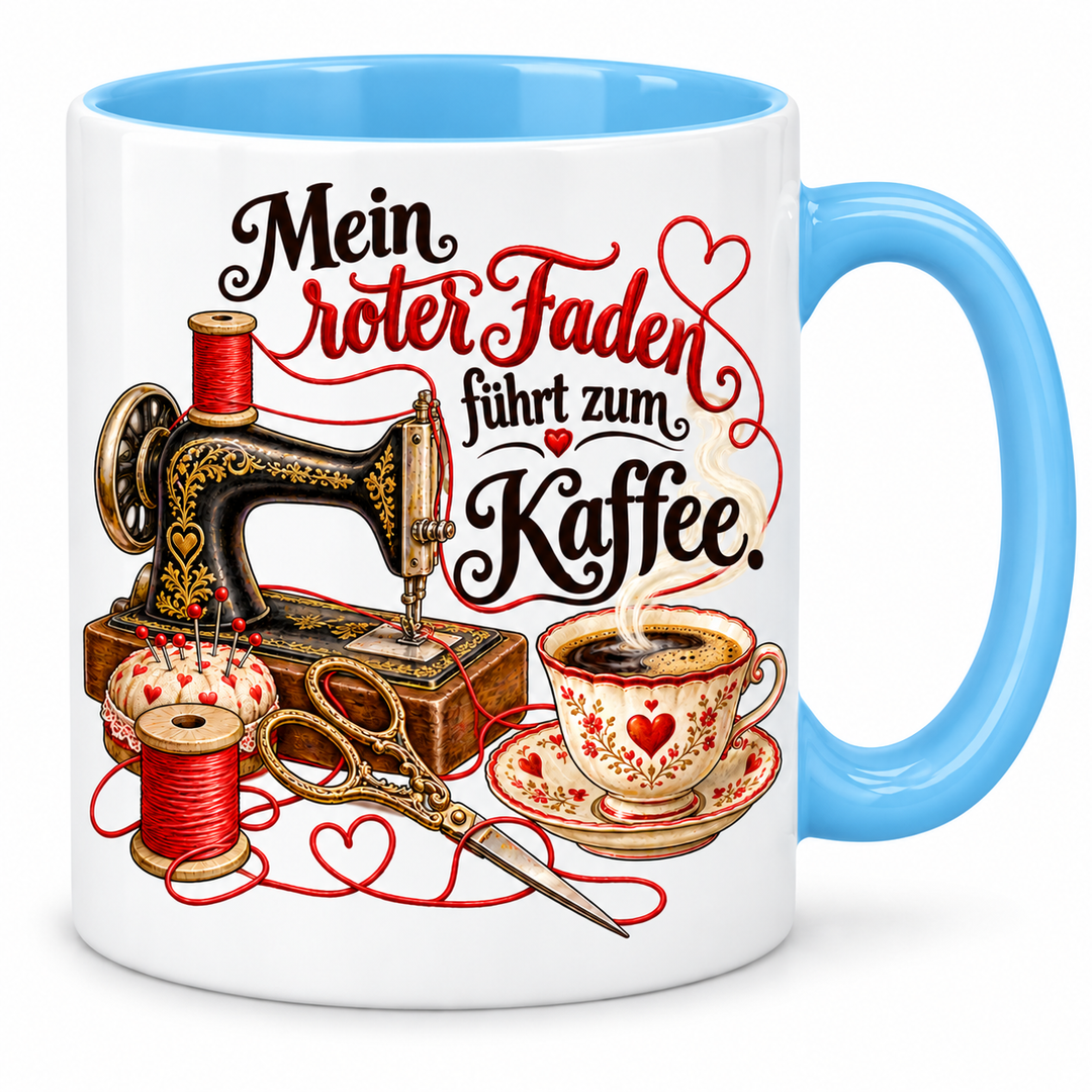PEP-0026 Näh-Tasse blau
