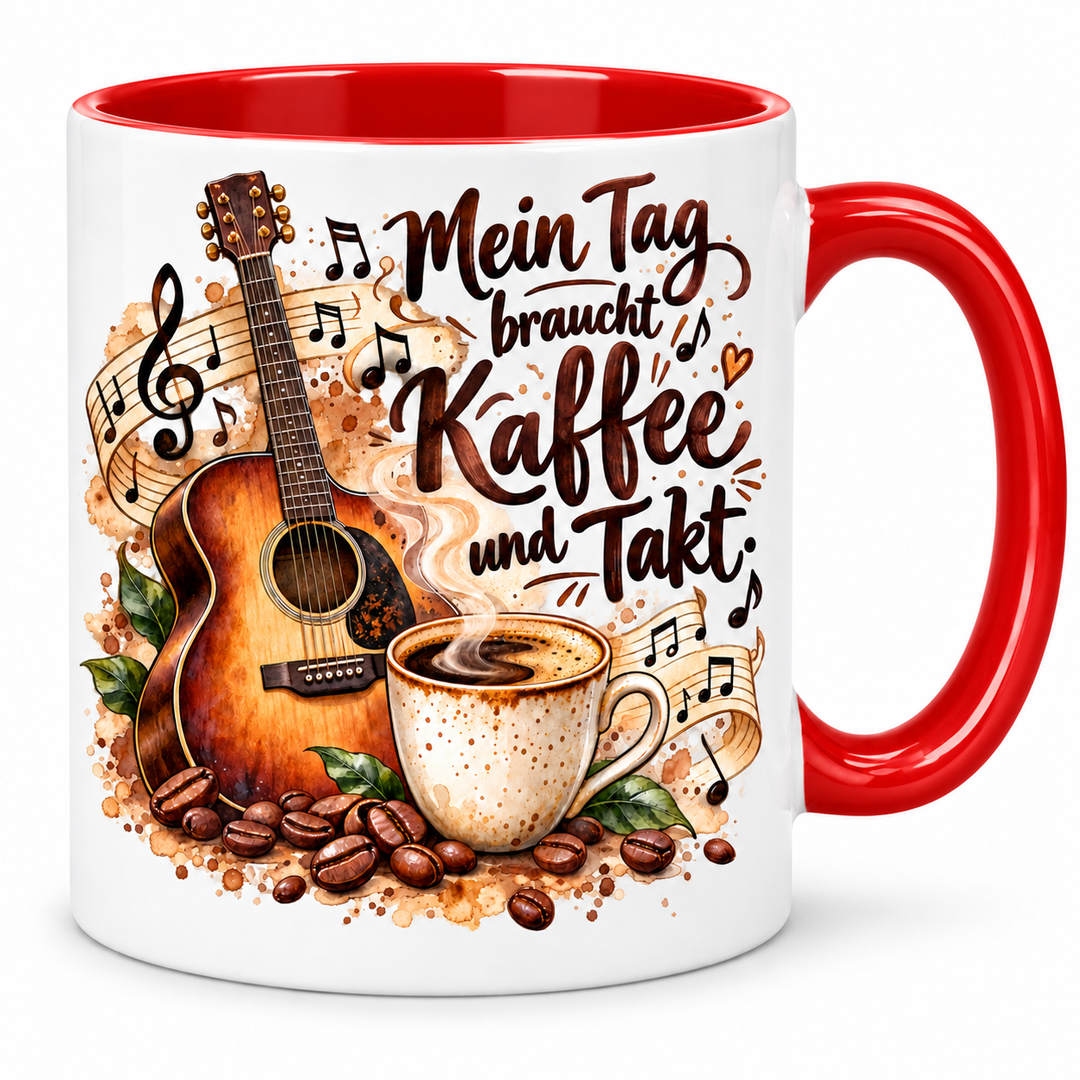 Musik-Tasse PEP-0028 – Rot