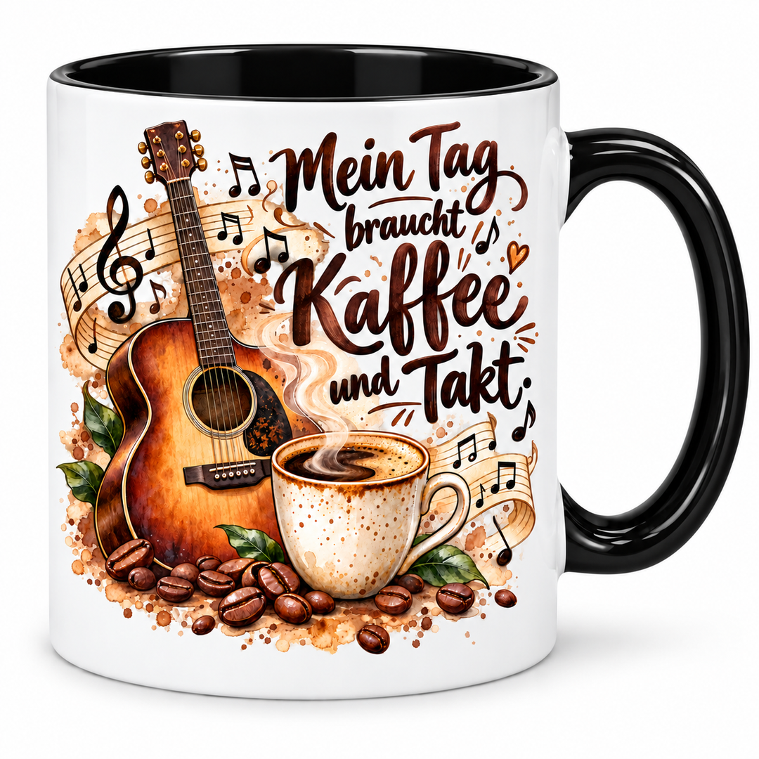 Musik-Tasse PEP-0028 – Schwarz