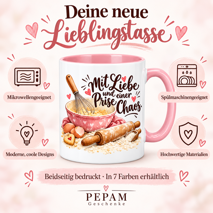 Backtasse – Mikrowellengeeignet, Spülmaschinengeeignet, moderne Designs und hochwertige Materialien