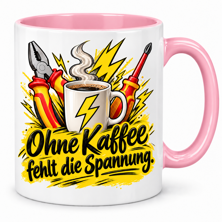 PEP-0038 – Elektriker-Tasse – Rosa