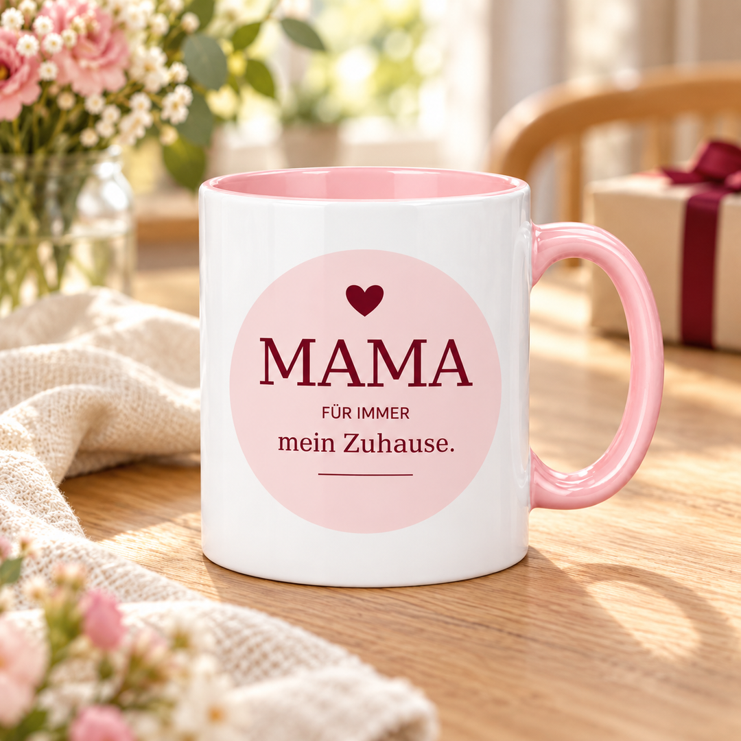 Mama-Tasse Für immer mein Zuhause – lifestyle
