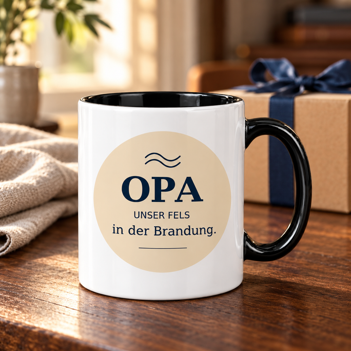 Opa-Tasse Unser Fels in der Brandung – lifestyle
