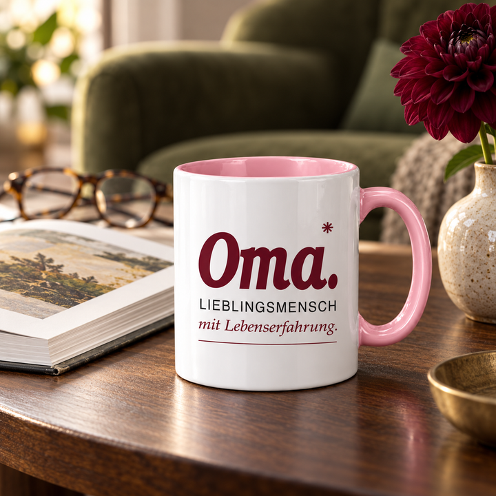 Oma-Tasse Lieblingsmensch mit Lebenserfahrung – lifestyle – PEPAM