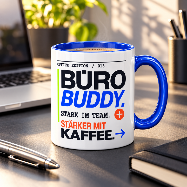 Büro-Buddy-Tasse als Geschenk für Kollegen