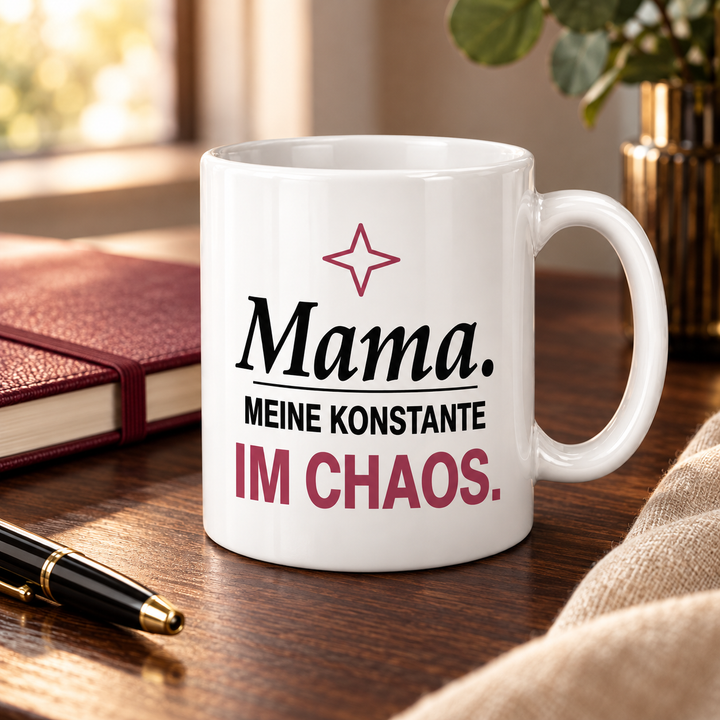 Mama-Tasse Meine Konstante im Chaos – Geschenkidee