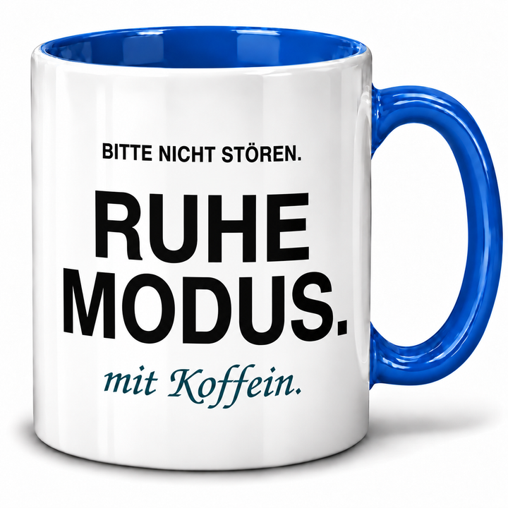 PEPAM Ruhemodus mit Koffein – Tasse blau