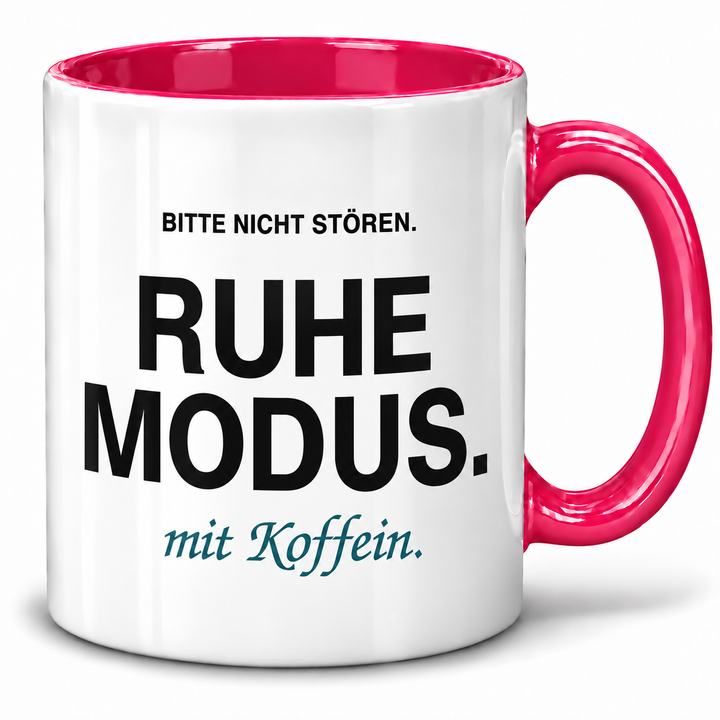 PEPAM Ruhemodus mit Koffein – Tasse rosa