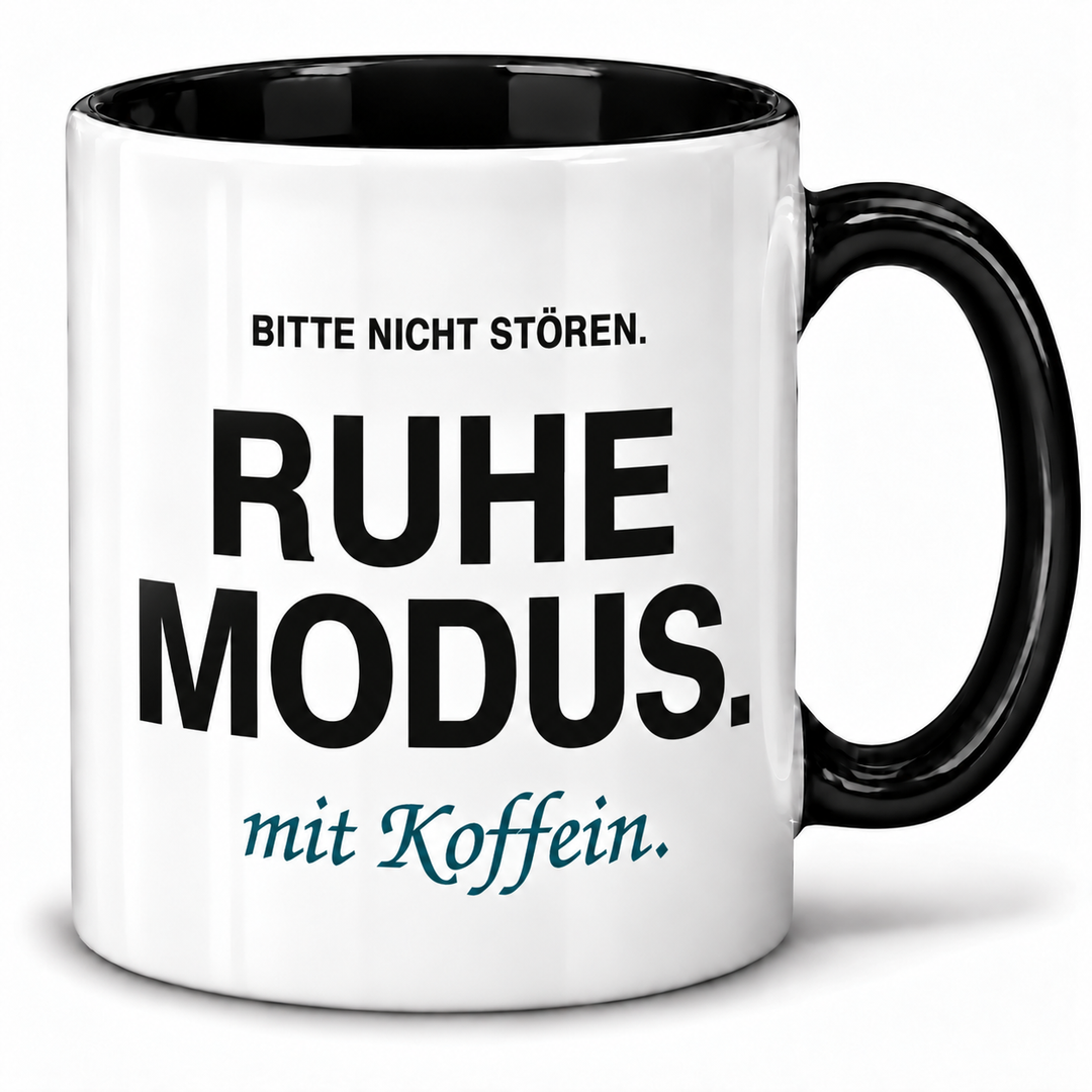 PEPAM Ruhemodus mit Koffein – Tasse schwarz
