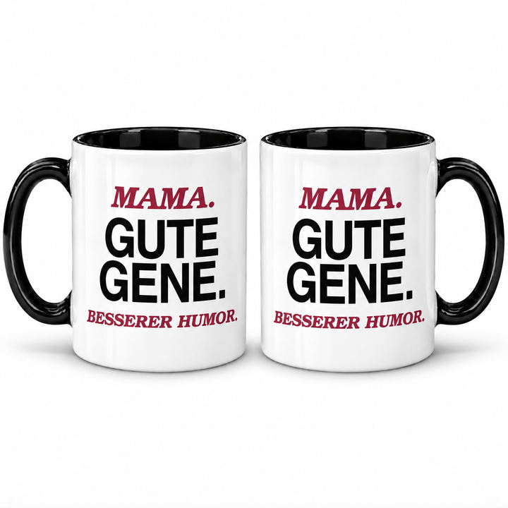 Mama-Tasse – identisches Motiv auf beiden Seiten