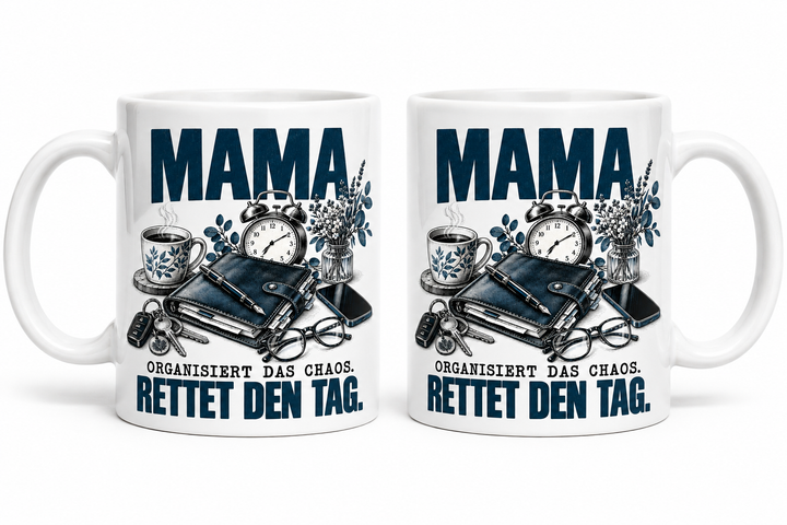 Mama-Tasse – identisches Motiv auf beiden Seiten