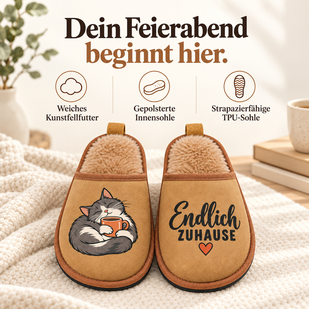 Weiches Kunstfellfutter, Sohlenpolsterung und TPU-Sohle