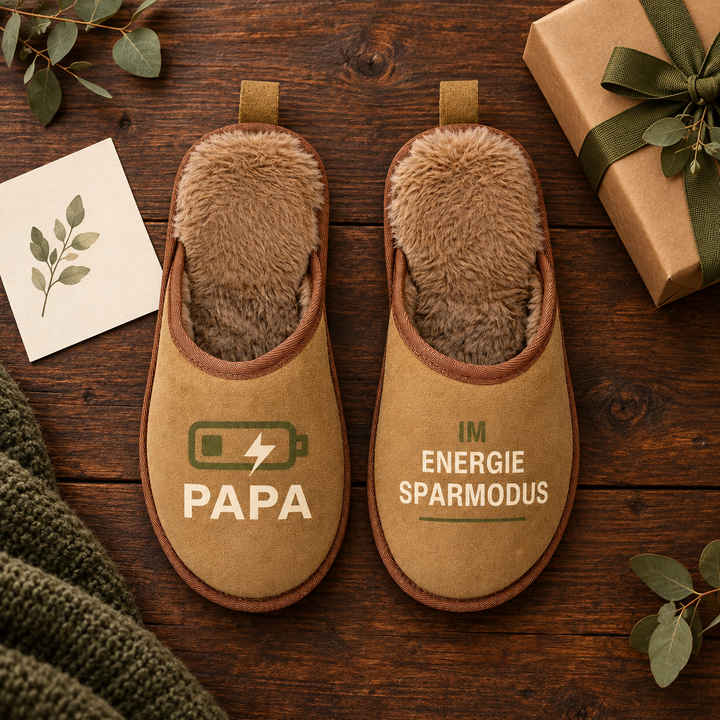 Hausschuhe Geschenkidee für Papa