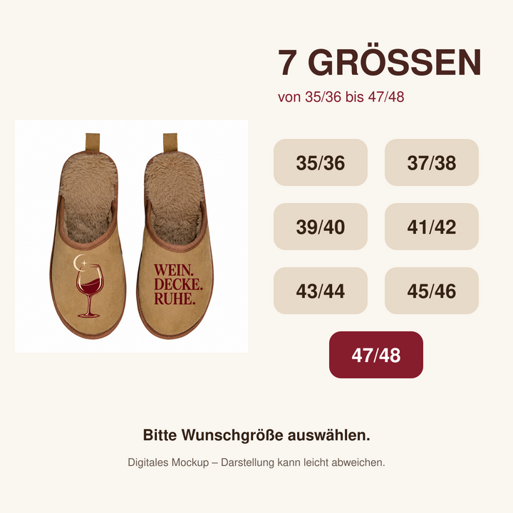 Terra Hausschuhe – Größen 35/36 bis 47/48