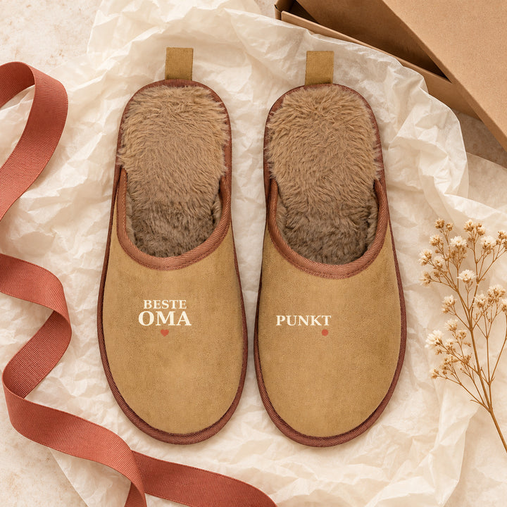 Geschenkidee für Oma – Terra Hausschuhe