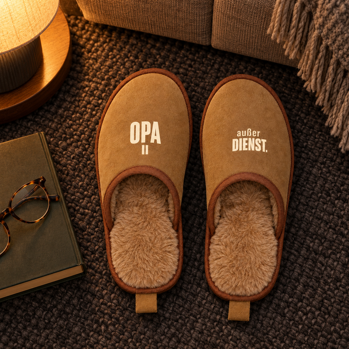 Opa außer Dienst. – gemütlicher Abend