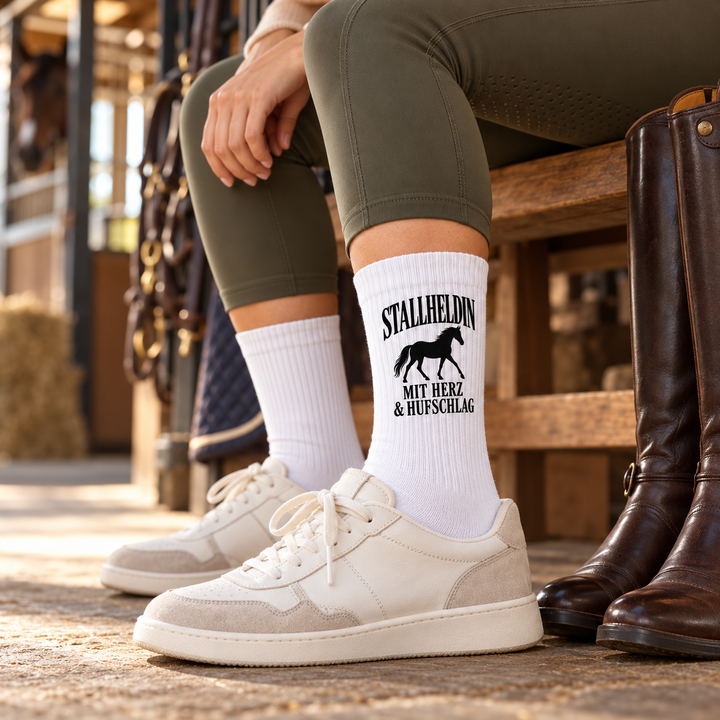 Stallheldin-Socken als Geschenk für Reiterinnen