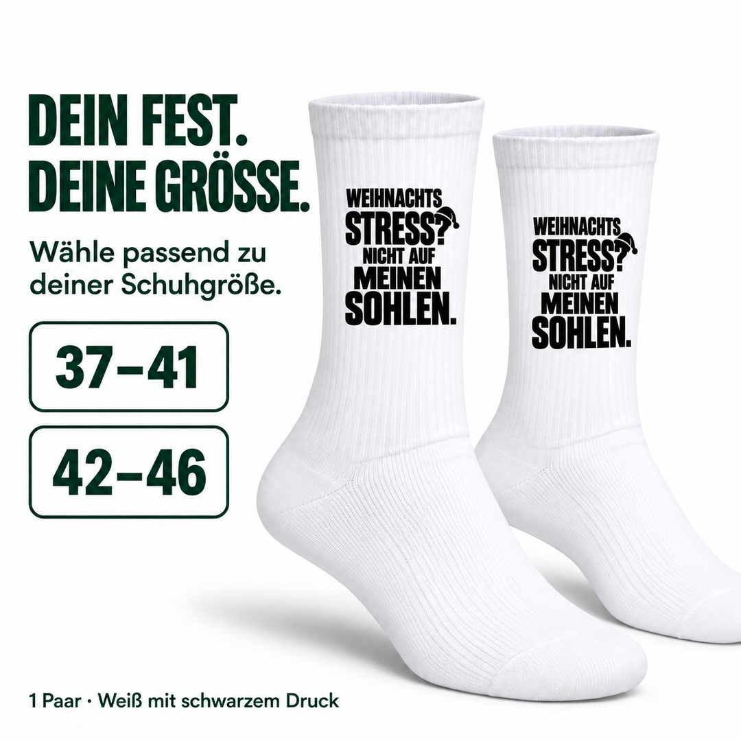 Weihnachtssocken in den Größen 37–41 und 42–46