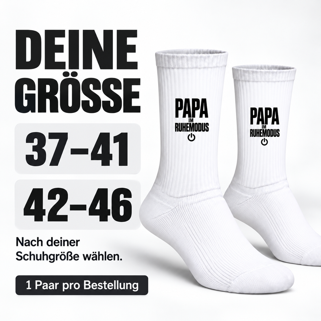 Papa-Socken in den Größen 37–41 und 42–46