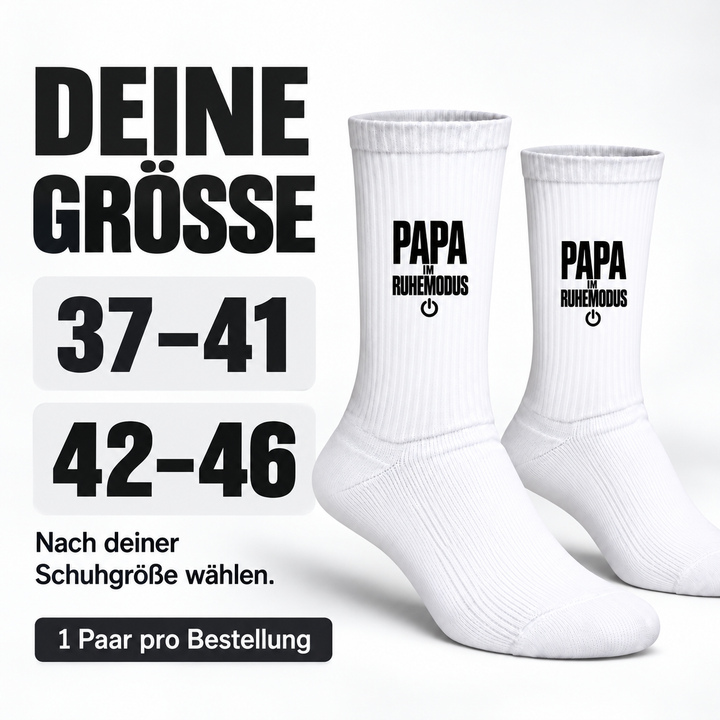 Papa-Socken in den Größen 37–41 und 42–46
