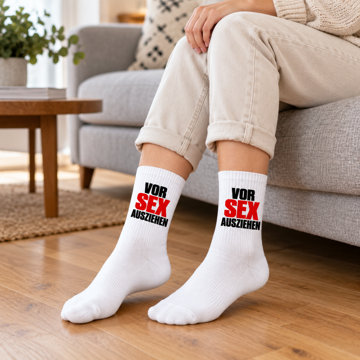 Lustige Spruchsocken für Damen im Alltag