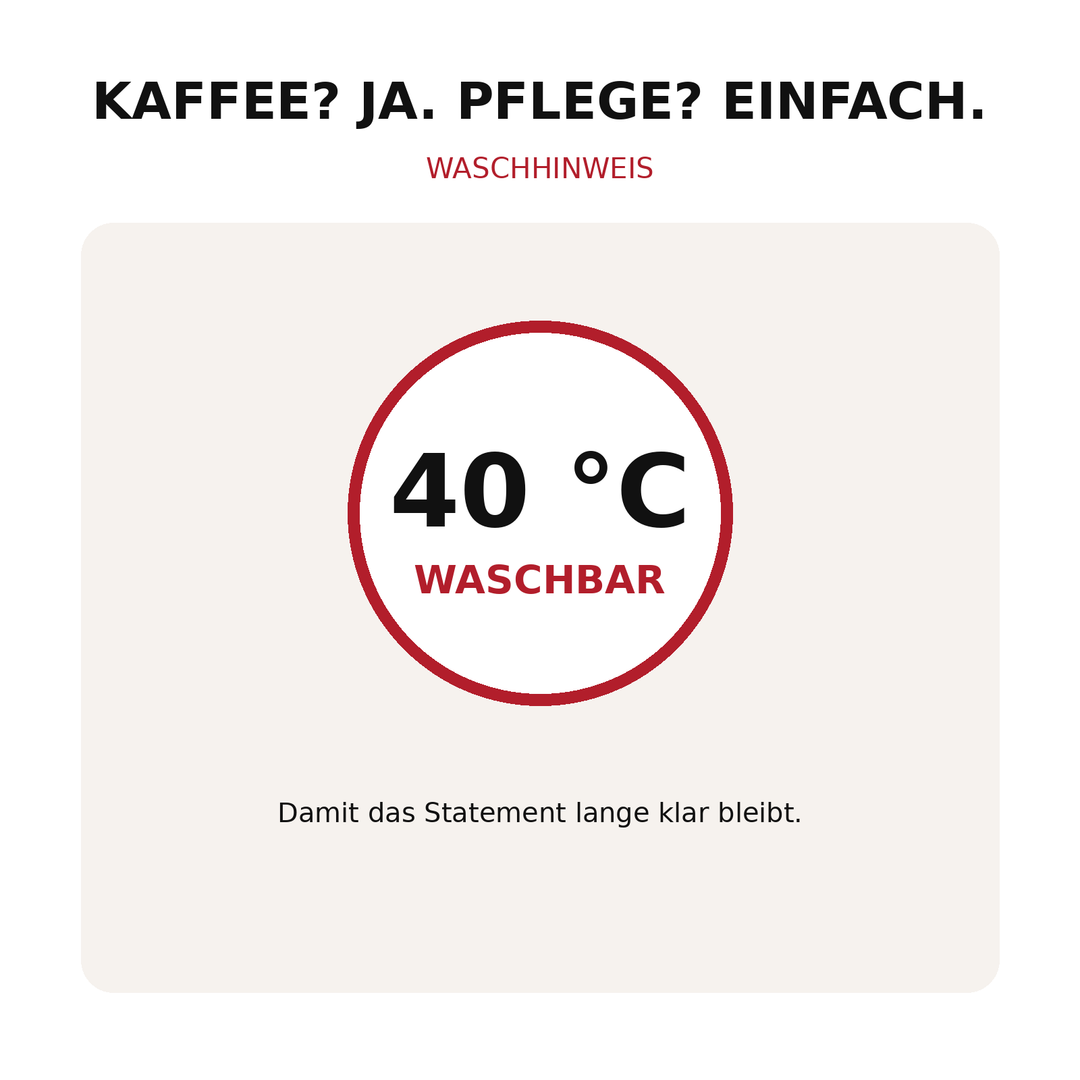 Pflegehinweis PEPAM Socken waschbar bei 40 Grad