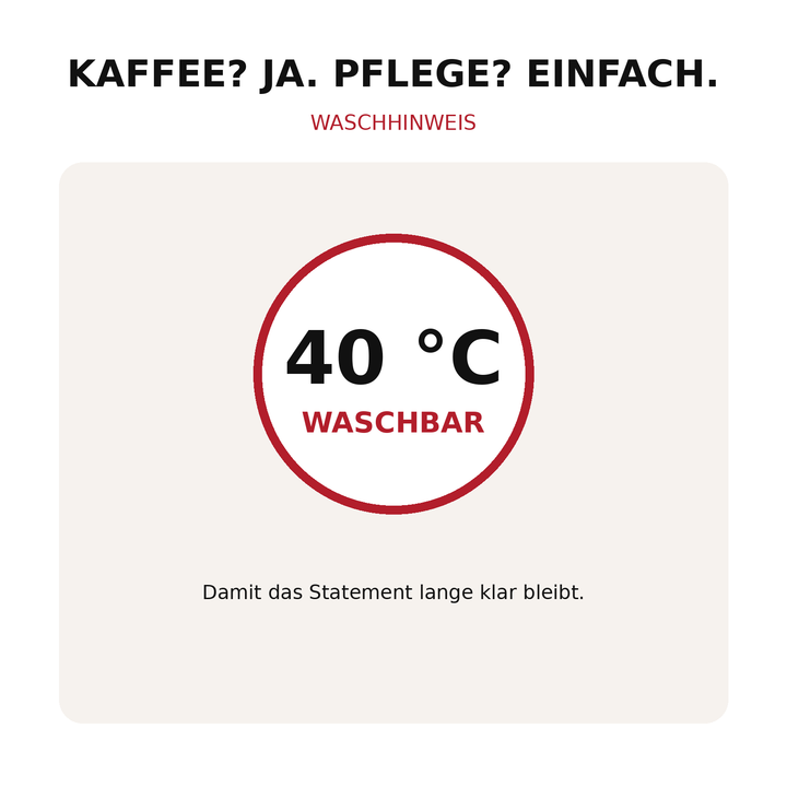 Pflegehinweis PEPAM Socken waschbar bei 40 Grad