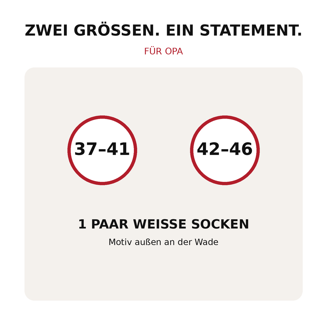 PEPAM Opa Socken in den Größen 37-41 und 42-46