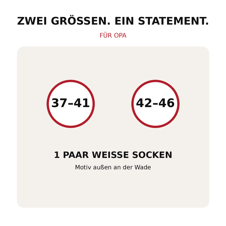 PEPAM Opa Socken in den Größen 37-41 und 42-46