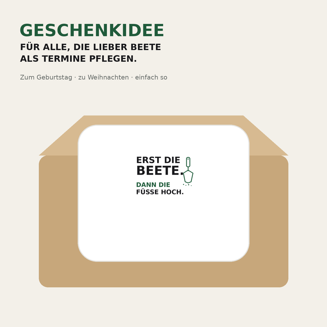 Geschenkidee für Gärtner und Gartenfans zum Geburtstag und Weihnachten