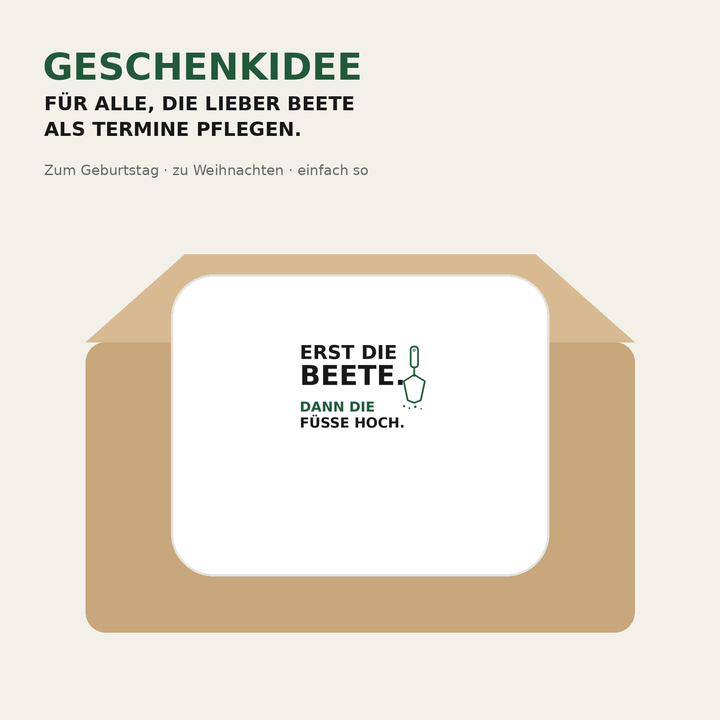 Geschenkidee für Gärtner und Gartenfans zum Geburtstag und Weihnachten