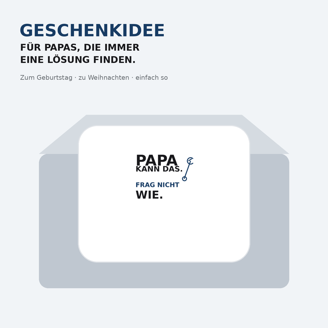 Geschenkidee für Papa zum Geburtstag oder zu Weihnachten