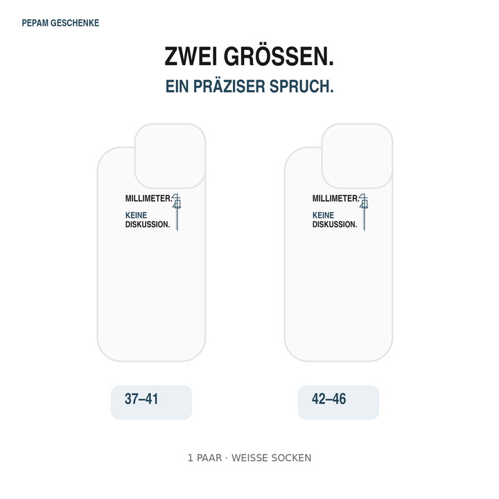 Handwerker-Socken erhältlich in den Größen 37-41 und 42-46