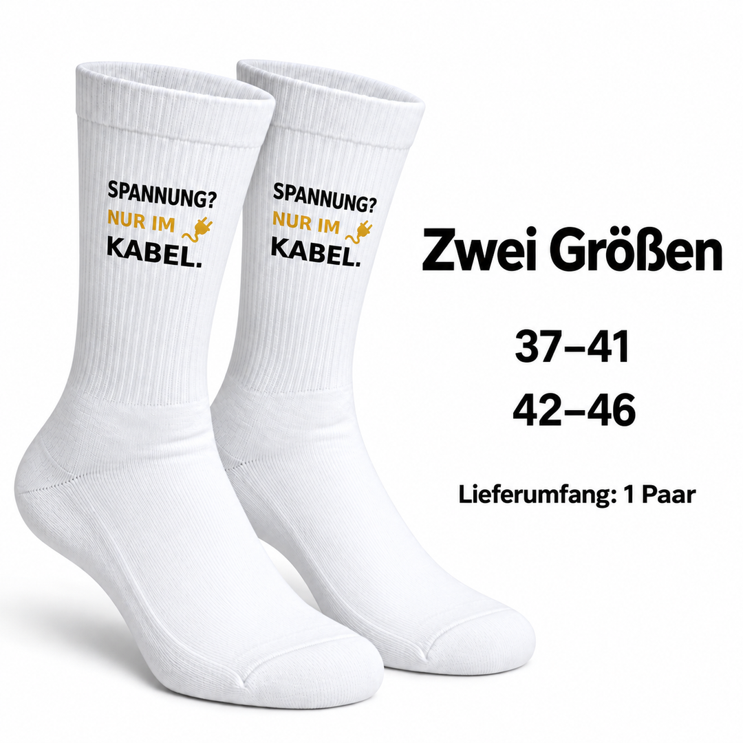 Spannung? Nur im Kabel. – Größen 37–41 und 42–46