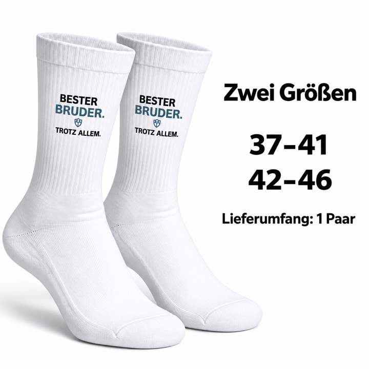 Bester Bruder. Trotz allem. – Größen 37–41 und 42–46