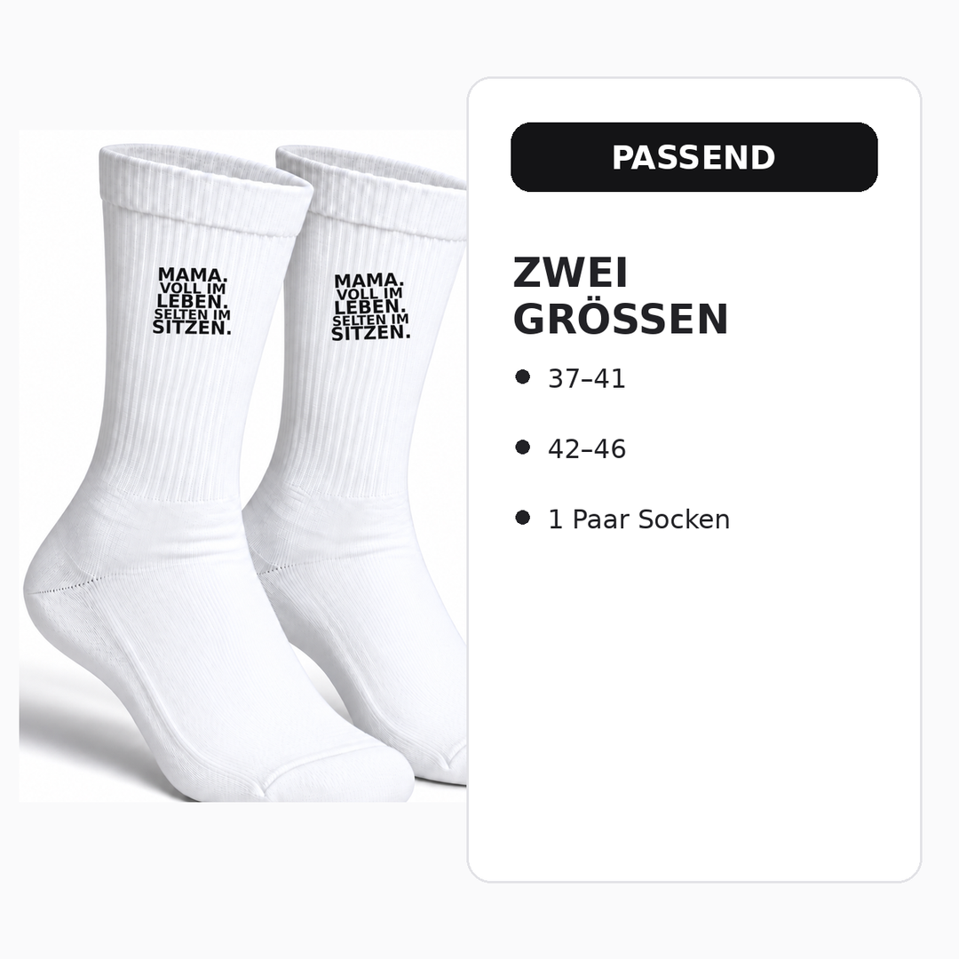 Mama-Socken in den Größen 37–41 und 42–46