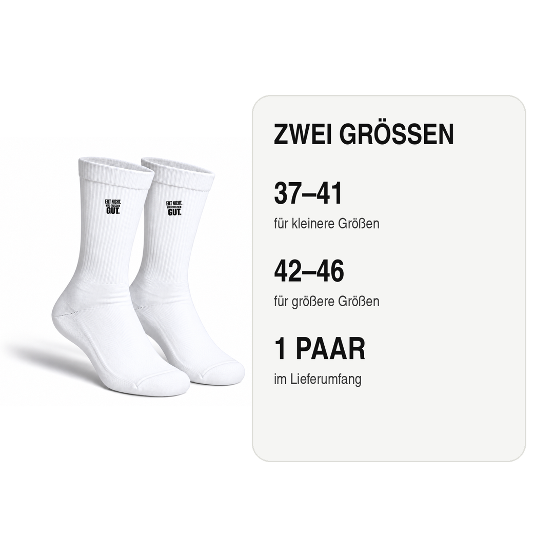 Humor-Socken in den Größen 37–41 und 42–46